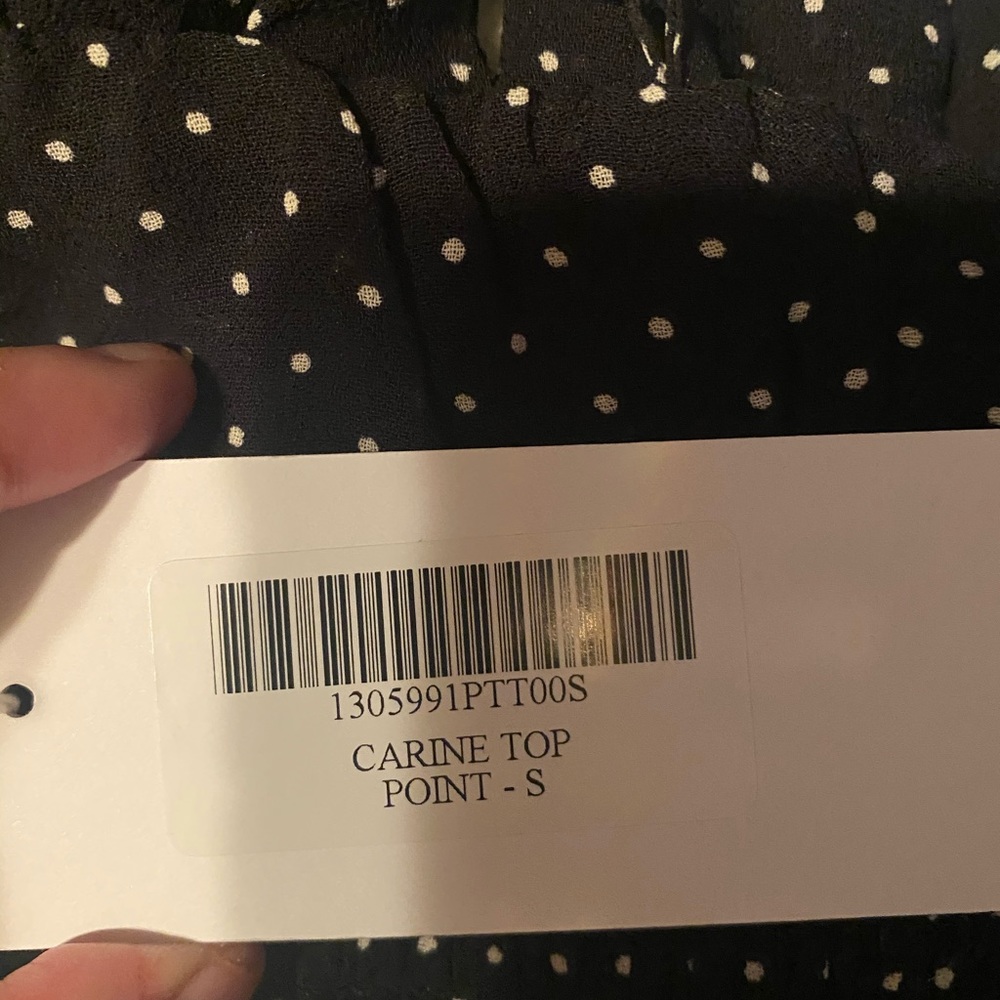 Reformation Carine Top Point Size Small
